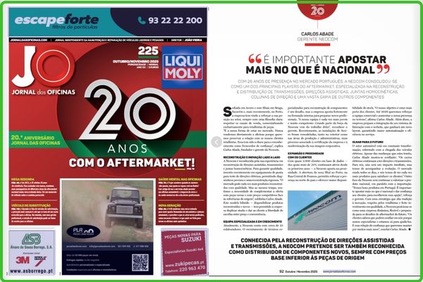 NEOCOM em destaque na edição especial dos 20 anos do Jornal das Oficinas